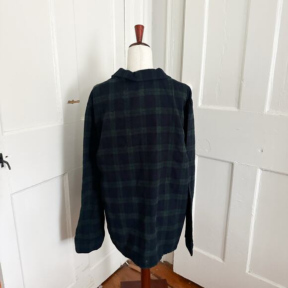 L.L.Bean Green & Black Sleep Flannel Men's XL 100% Cotton - Picture 3 of 5